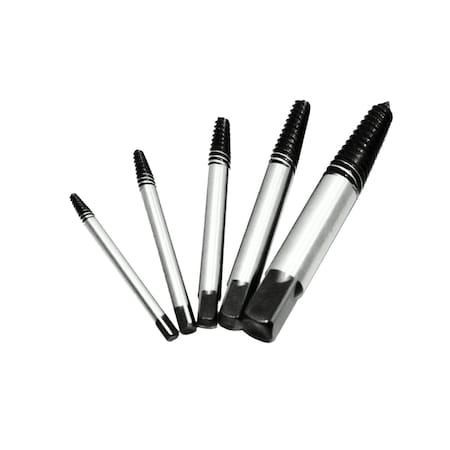 K-Tool International Spiral Screw Extractor Set, 5 Piece KTI70040